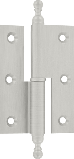 vernickelt matt gebürstet