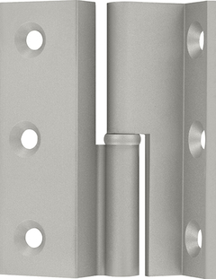 vernickelt matt gestrahlt