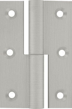 vernickelt matt gebürstet