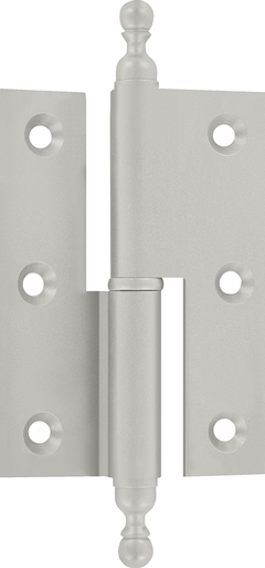 vernickelt matt gestrahlt