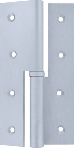 verchromt matt gebürstet