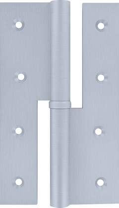 verchromt matt gebürstet