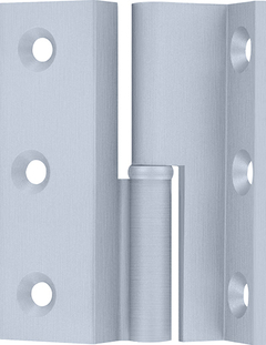 verchromt matt gebürstet