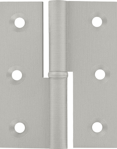 vernickelt matt gebürstet