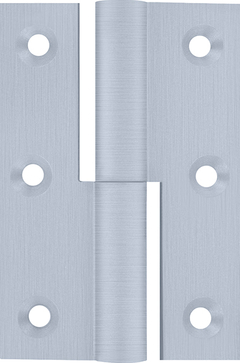 verchromt matt gebürstet