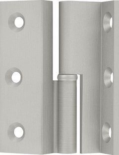 vernickelt matt gebürstet